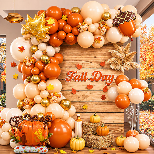 Fall balloon arch kit with - balloon,