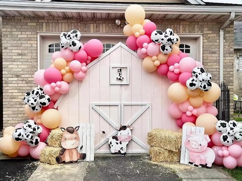Cow print balloon garland - cow,