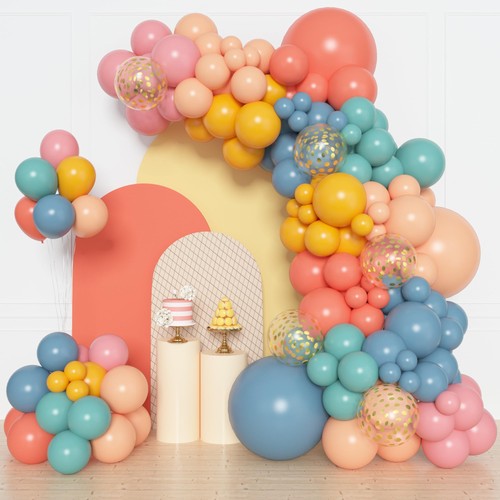 153pcs boho rainbow balloon - 153pcs,