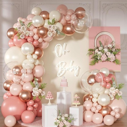 Dusty pink balloon arch kit - dusty,
