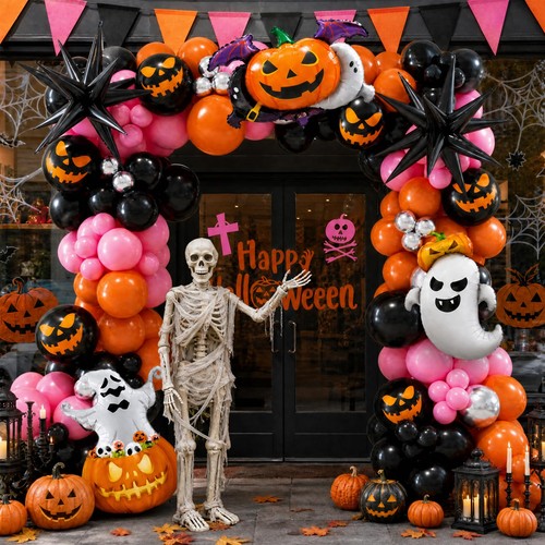 158pcs halloween balloon - halloween,